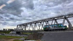 Ласточка. Вид из окна поезда. Визуальная медитация без слов.