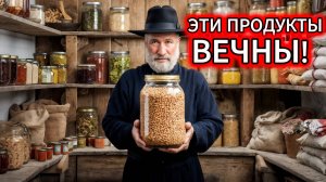 ЭТИ 20 ПРОДУКТОВ НЕ ПОРТЯТСЯ! Твой ВЕЧНЫЙ запас на случай апокалипсиса!