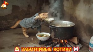 Заботливые котики спешат на помощь 😸😹😻 (302)