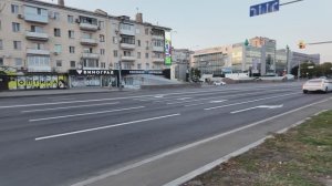 Вечерняя прогулка по Луганску. Тихий, теплый вечер работают фонтаны.