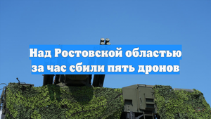 Над Ростовской областью за час сбили пять дронов