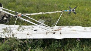 Прокуратура показала кадры с места крушения Х-32 "Бекас" под Рязанью