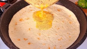 Что приготовить на ужин? Быстро, просто и вкусно!. Ужин за 10 минут, тортилья с яйцом и сыром