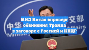 МИД Китая опроверг обвинения Трампа в заговоре с Россией и КНДР