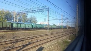 Поездка от о.п. Локомотивное депо до ст. Тюмень на ЭП2ДМ-0252