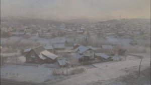 Белокуриха. Снова иней и снова туман!  2 декабря 2020