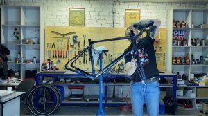 Сборка велосипеда из коробки