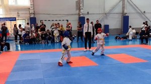 сестры Мигачевы. Алёна  - Настя  28.09.2024 Фестиваль Самарской области по тхэквондо, Финал 38+