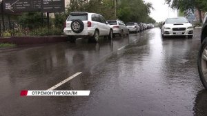 В Улан-Удэ сдали первый отремонтированный участок дороги