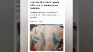 Россиянин побил медведя