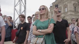 "Калинка" - ансамбль русской песни "Услада" на FiFa (ФИФА). Красная площадь, Москва