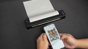 Беспроводной термо принтер DragoArt MHT-P19 Tattoo Stencil Printer