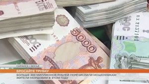 Больше 300 миллионов рублей перечислили мошенникам жители Мордовии в этом году