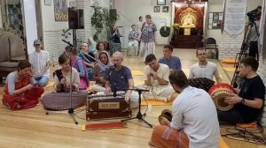 Киртан в Храме Кришны. Москва. 05.08.25.