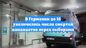В Германии до 16 увеличилось число смертей кандидатов перед выборами