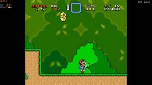 [SNES] Super Mario World (1990) [RetroArch - ядро Nintendo - SNES / SFC (bsnes-hd beta)]