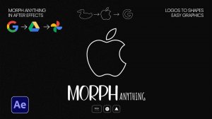 Преобразуйте логотипы и объекты в After Effects во что угодно