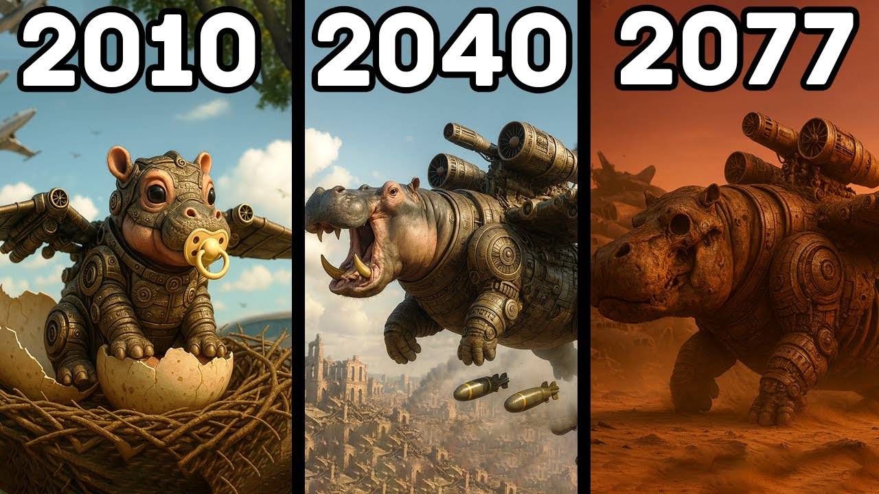 Эволюция Гиппопотамос Бомбардине - Итальянский Брейнрот смотреть онлайн