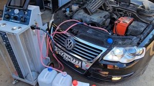 ✅️ Volkswagen Passat B6 2.0D 2009 440000км: промывка системы охлаждения