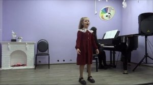 Музыка Ц. Кюи, слова Ф. Берга "Зайка". Исполняет Абрамова Виктория.