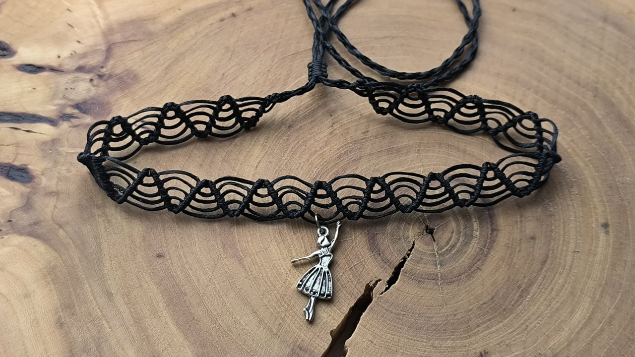 DIY Простой макраме чокер с подвеской смотреть онлайн