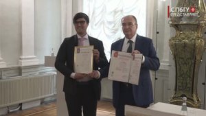 Новости СПбГУ: В Университете вручили диплом кандидату наук, пережившему атаку ВСУ