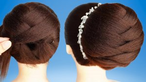 Простая и лёгкая причёска на свадьбу и вечеринку | Выпускная причёска | Новая причёска на выпускной