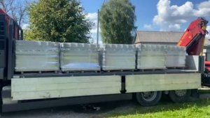 Отзыв о доставке и разгрузке бетонной газонной решетки экопарковка Нобетек 13.08.25