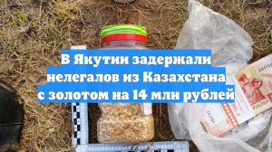 В Якутии задержали нелегалов из Казахстана с золотом на 14 млн рублей