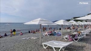 НЕБУГ Туапсинский район сегодня 4 сентября 2025.Обстановка на Центральном пляже сейчас, погода, море