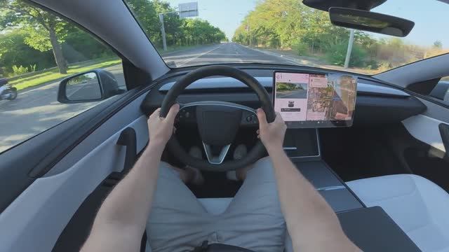 Tesla Model Y Long Range RWD 2025 POV TEST DRIVE