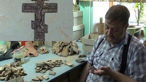 Наперсный крест из раскопа по пер. Тургенева, 16