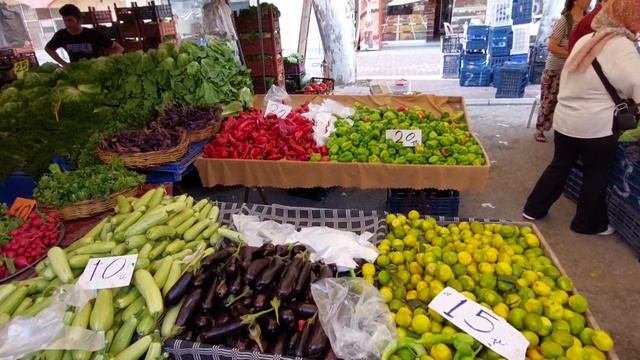 ЦЕНЫ РЫНОК СУББОТНИЙ МАХМУТЛАР ОКТЯБРЬ ПОКУПКИ ПОГОДА ВОСКРЕСЕНЬЕ ТУРЦИЯ