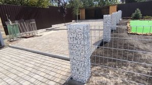 Ограждение из габионов