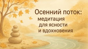 Осенний поток: медитация для ясности и вдохновения