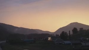 Гроза на Горном Алтае.