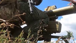 Боевая работа расчета ПТРК «Фагот» группировки войск «Запад»