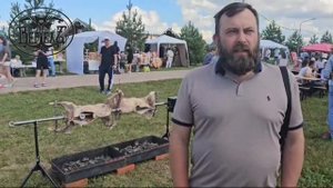 Праздник "Луховицкий огурец 2024". Былинкино.🥒🌽🍅 Ягнята на электро-вертеле
