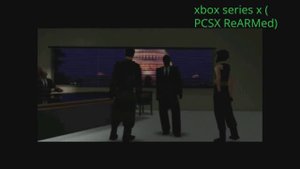 Syphon Filter 1 сравнение графики Ps classic mini VS Xbox Series X (Ядро эмулятора PCSX ReARMed)