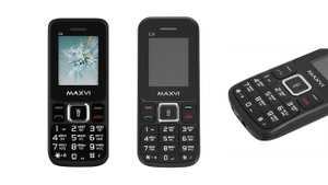 Компактный мобильный телефон с кнопками и радио