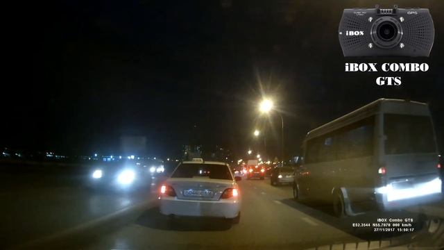 iBOX Combo GTS  съемка ночью