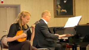 С. Маляров.Маленький ковбой. Исп. А.С. Печникова (домра), К.С. Бучельников (ф-но)