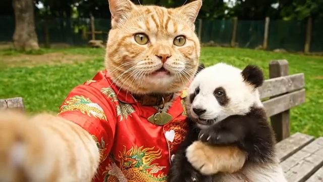 Влог рыжего кота из Китая