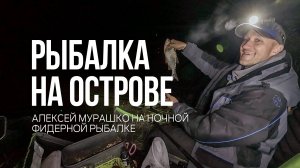 Ночная рыбалка с фидером на острове! ГЭС подняла воду — клев пошёл!