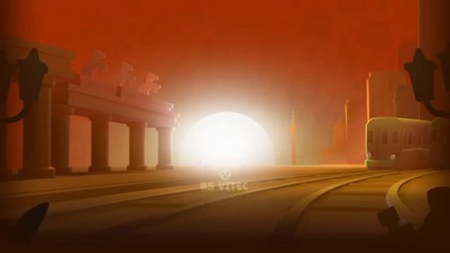 Фон Берлин Сабвей Сёрф коллаба Бравл Старс Background Berlin Subway Surfers collab Brawl Stars