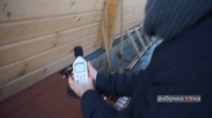 Шум генератора TOYO 8,4 кВт. Замеры шума дизельного генератора.