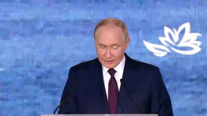 Путин выступает на пленарном заседании Восточного экономического форума