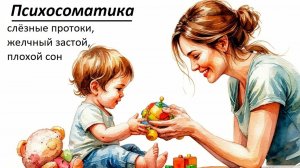 Мамасоматика №5. Закупорка в слёзном канале, желчный застой, плохой сон.