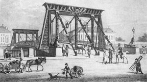 199 лет назад - В Санкт-Петербурге на Фонтанке состоялось открытие Египетского моста