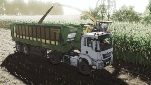 Испытания нового прицепа KRONE GX AgriLiner 520 с Agri MAN TGS18.500
